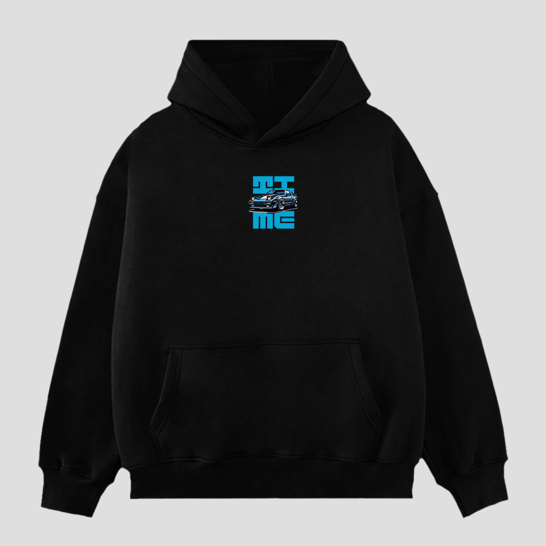 Drive Back in Time Graphic Hoodie
