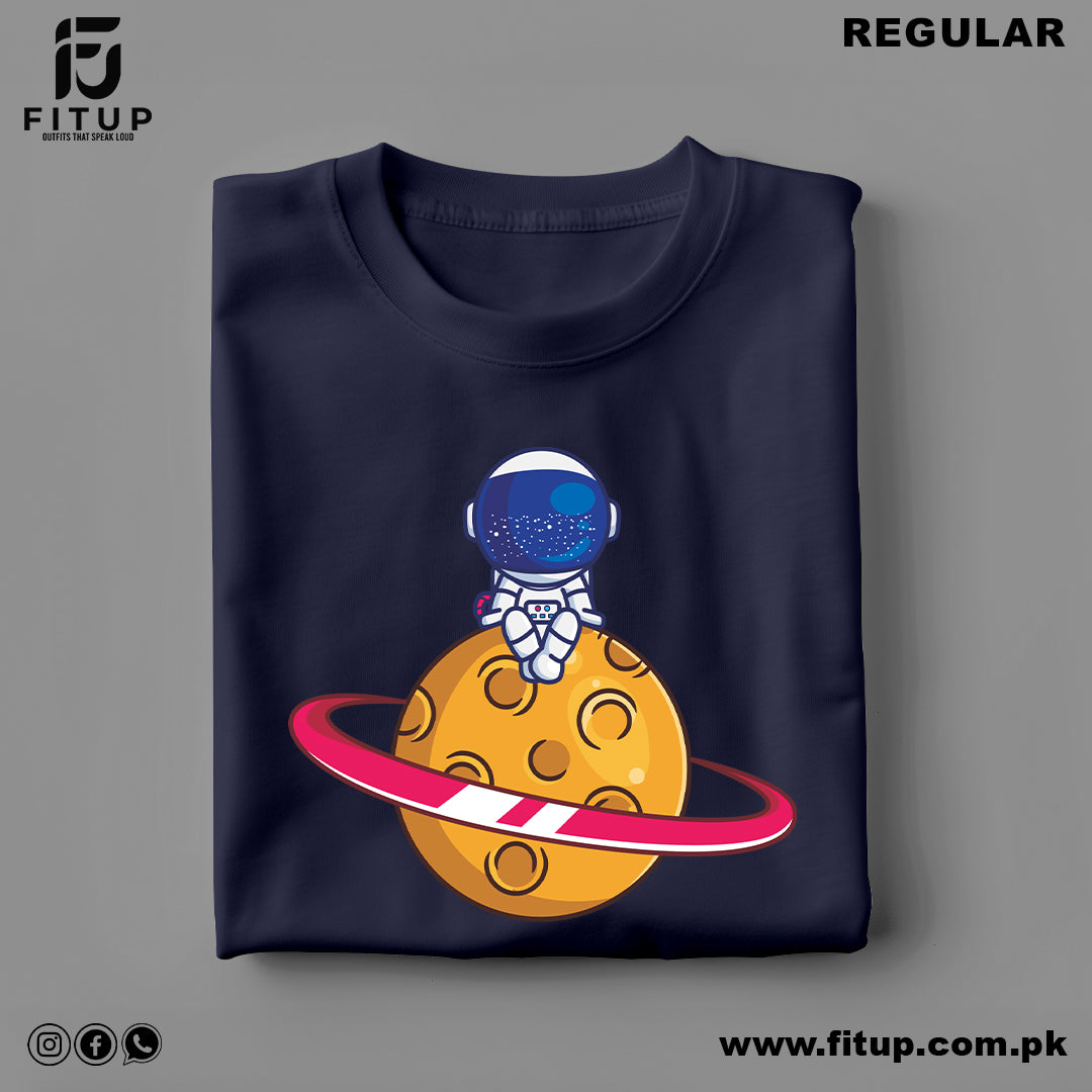 Embark on a cosmic journey with the "Astronaut Traveling Regular T-Shirt" by Fitup. This space t-shirt features a dynamic astronaut exploring new worlds, blending space exploration with effortless style. Designed as a regular t-shirt, it offers a comfortable fit perfect for daily wear.