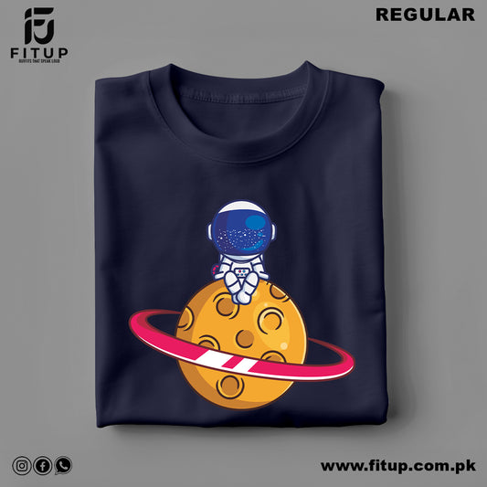 Embark on a cosmic journey with the "Astronaut Traveling Regular T-Shirt" by Fitup. This space t-shirt features a dynamic astronaut exploring new worlds, blending space exploration with effortless style. Designed as a regular t-shirt, it offers a comfortable fit perfect for daily wear.