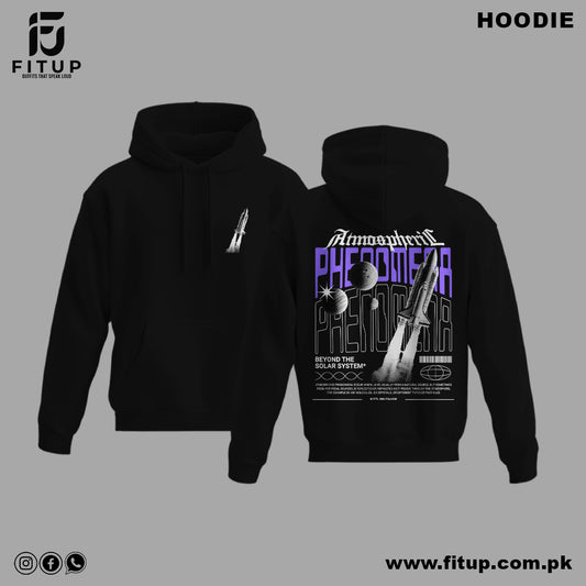 Elevate your style with the "Atmospheric Phenomena Graphic Hoodie" by Fitup. Perfect for space enthusiasts and fashion-forward individuals, this hoodie showcases a stunning cosmic design inspired by the beauty of the atmosphere and celestial elements. Crafted from premium-quality fabric, it offers unmatched comfort and durability for everyday wear. Ideal for those who love graphic hoodies, printed hoodies, and astronaut-inspired designs.