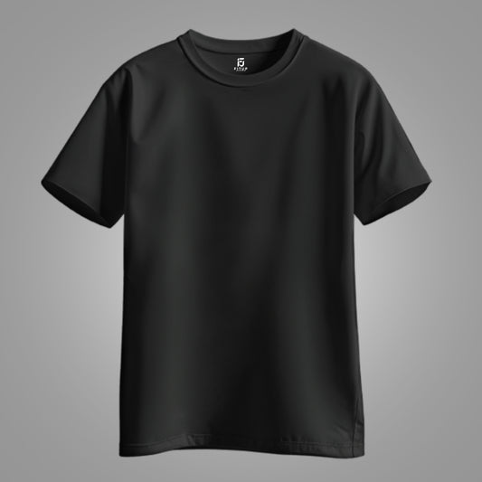 Stay classic and comfortable with the Black Regular Basic Tee by Fitup. Designed for everyday wear, this regular t-shirt offers a timeless silhouette and unbeatable comfort. Whether you're layering or wearing it solo, this plain t-shirt is a wardrobe essential. Fitup’s basic tee combines simplicity with quality, making it the perfect go-to for a free regular fit look.