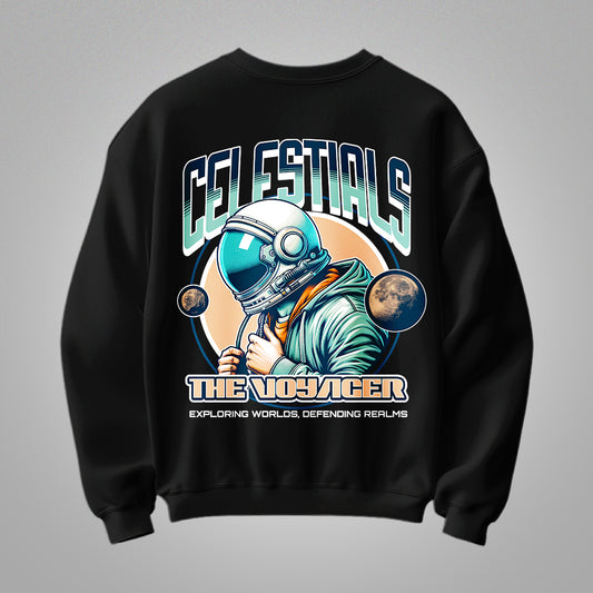 Embrace the infinite cosmos with the "Celestials Space Man - Astronaut Sweatshirt" by Fitup. This captivating design showcases the adventurous spirit of an astronaut exploring the vast space, making it a must-have for every sweatshirts lover. Perfectly blending style and comfort, it’s an ideal choice for showcasing your passion for the universe.
