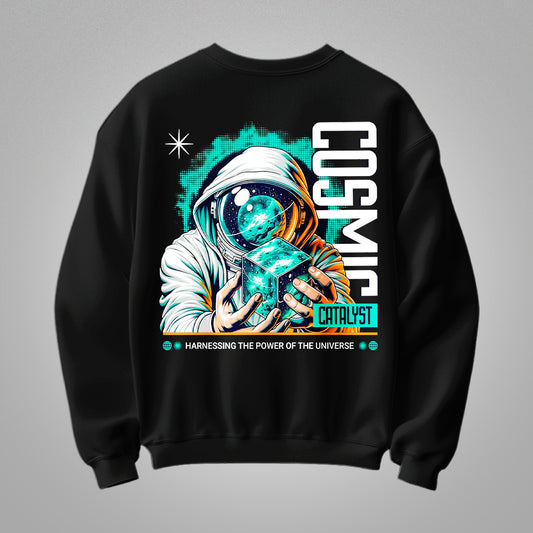 Ignite your cosmic passion with the "Cosmic Catalyst - Astronaut Sweatshirt" by Fitup. This dynamic piece features a bold astronaut design that captures the mystery and energy of space. Designed for ultimate comfort and style, it’s a perfect fit for every sweatshirts lover looking to showcase their love for the universe.