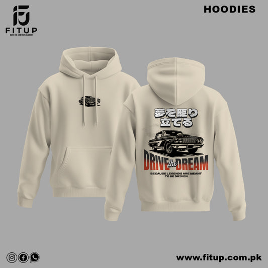 Chase your aspirations in style with the "Drive the Dream Graphic Hoodie" by Fitup. Featuring a dynamic and inspiring design, this hoodie is perfect for dreamers and go-getters. Made from premium-quality fabric, it offers exceptional comfort and durability for everyday adventures. Fuel your journey with Fitup!