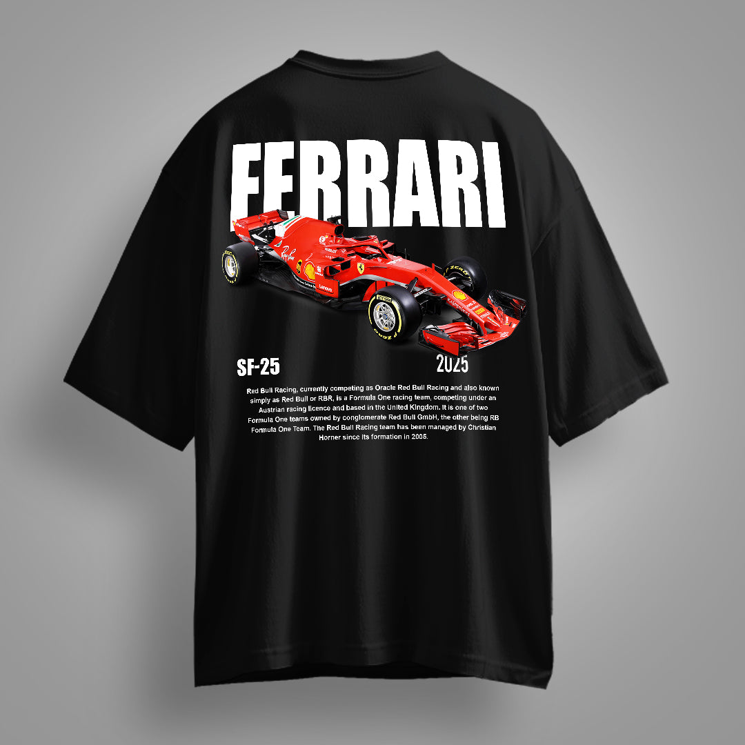 Ferrari - Sport Car Oversized T-Shirt