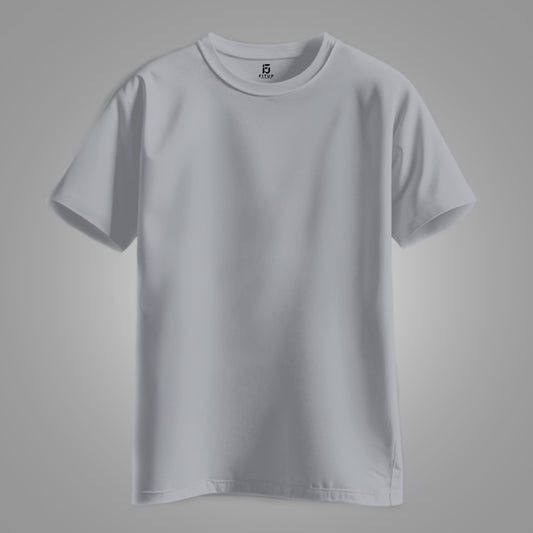 Stay classic and comfortable with the Grey Regular Basic Tee by Fitup. Designed for everyday wear, this regular t-shirt offers a timeless silhouette and unbeatable comfort. Whether you're layering or wearing it solo, this plain t-shirt is a wardrobe essential. Fitup’s basic tee combines simplicity with quality, making it the perfect go-to for a free regular fit look.