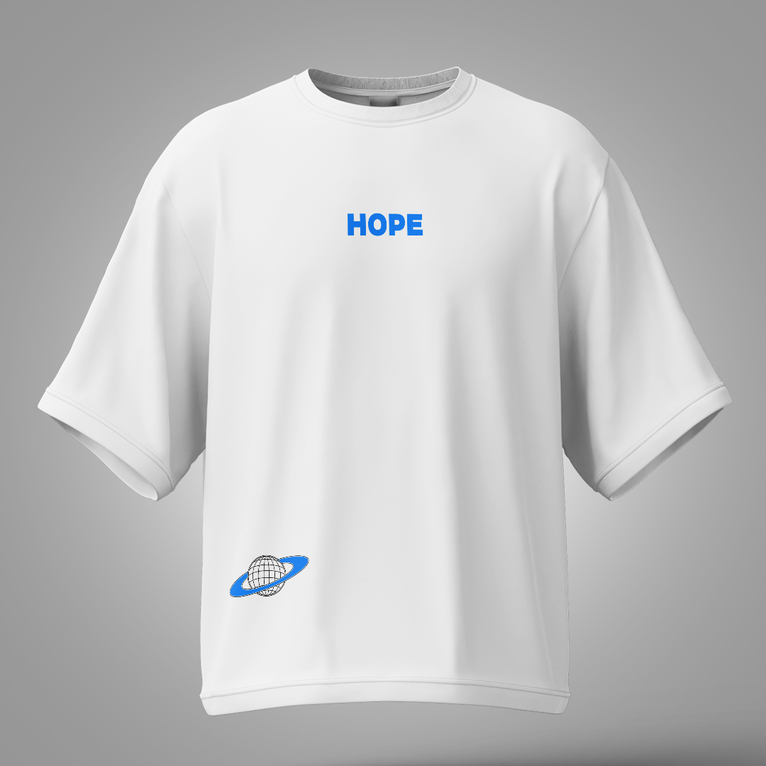 Stay inspired with the Hope – Streetwear Oversized T-Shirt by Fitup. Designed for comfort and confidence, this premium oversized t-shirt features a bold "Hope" graphic that blends perfectly with urban fashion. Whether you're dressing up or keeping it casual, this streetwear oversized t-shirt brings modern attitude with a powerful message. A perfect street style t-shirt to elevate your everyday look.