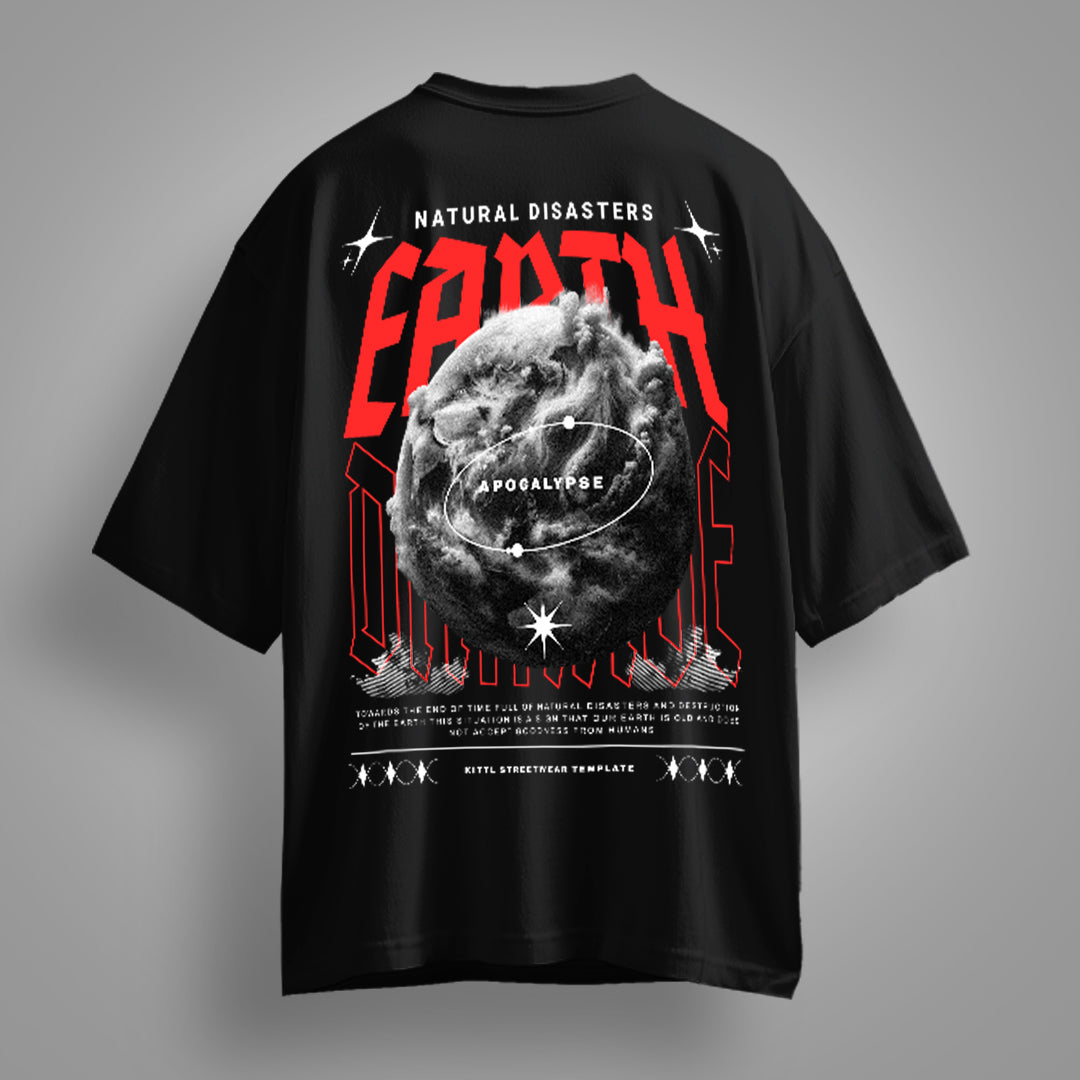 Ride the waves of the cosmos with the "Natural Disaster - Astronaut Oversized T-Shirt" by Fitup. This trendy astronaut oversized t-shirt features a unique space surfing design, making it a perfect addition to your wardrobe. Crafted for comfort and style, this oversized t-shirt is ideal for space enthusiasts who love exploring celestial vibes. Whether you're looking for a statement space t-shirt or a bold astronaut oversized t-shirt, this piece has you covered.