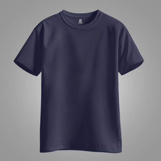 Stay classic and comfortable with the Navy Regular Basic Tee by Fitup. Designed for everyday wear, this regular t-shirt offers a timeless silhouette and unbeatable comfort. Whether you're layering or wearing it solo, this plain t-shirt is a wardrobe essential. Fitup’s basic tee combines simplicity with quality, making it the perfect go-to for a free regular fit look.