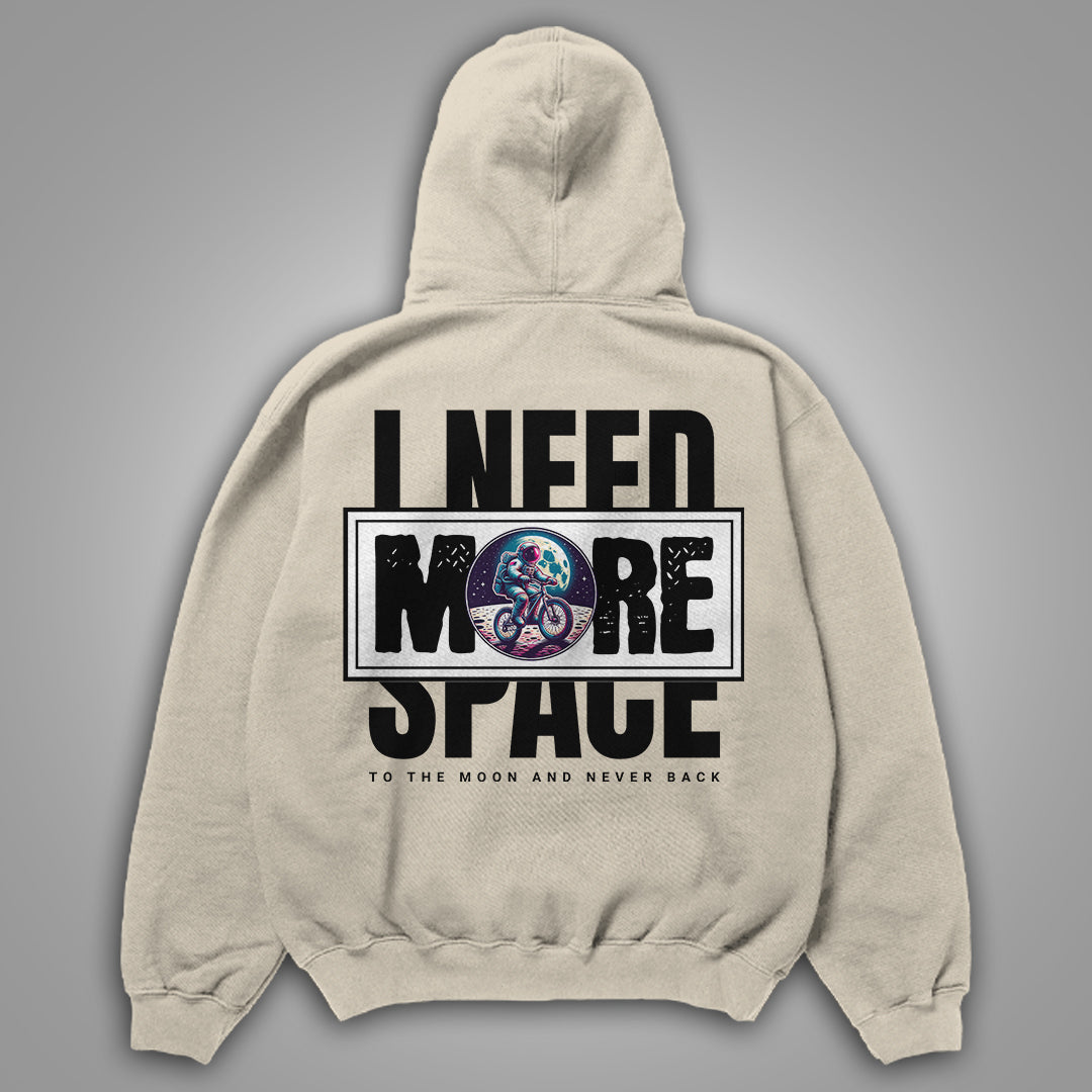 Explore new horizons with the "Need More Space Graphic Hoodie" by Fitup. Featuring a sleek and cosmic design, this hoodie is perfect for dreamers and space enthusiasts alike. Made from premium-quality fabric, it ensures lasting comfort and durability for everyday wear. Reach for the stars with Fitup!