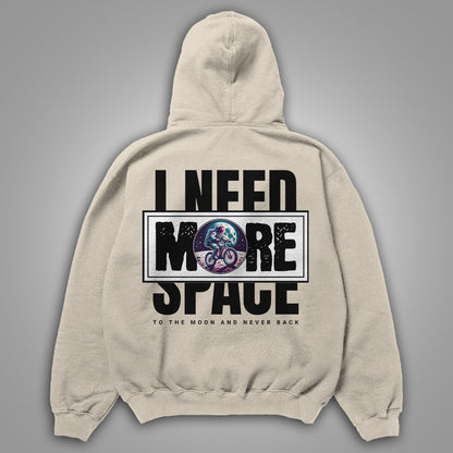 Explore new horizons with the "Need More Space Graphic Hoodie" by Fitup. Featuring a sleek and cosmic design, this hoodie is perfect for dreamers and space enthusiasts alike. Made from premium-quality fabric, it ensures lasting comfort and durability for everyday wear. Reach for the stars with Fitup!