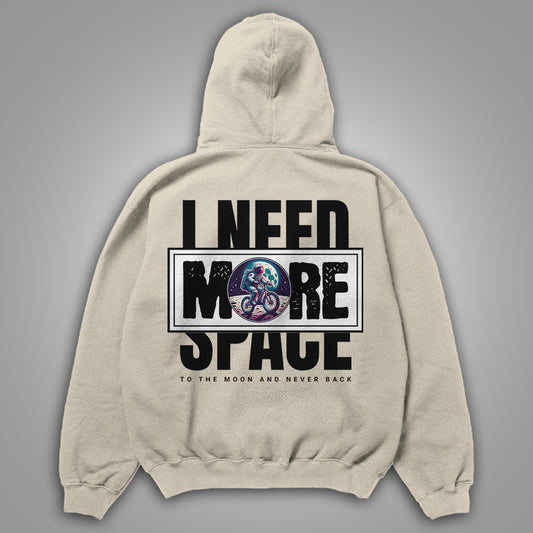 Explore new horizons with the "Need More Space Graphic Hoodie" by Fitup. Featuring a sleek and cosmic design, this hoodie is perfect for dreamers and space enthusiasts alike. Made from premium-quality fabric, it ensures lasting comfort and durability for everyday wear. Reach for the stars with Fitup!