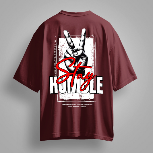 Embrace minimalism with a message in the Stay Humble - Streetwear Oversized T-Shirt by Fitup. Crafted for comfort and effortless edge, this oversized t-shirt features a clean design with the powerful "Stay Humble" statement—perfect for those who let their actions speak. A staple in any street style t-shirt collection, the Fitup t-shirt merges bold attitude with laid-back vibes, making it a must-have for modern streetwear enthusiasts.