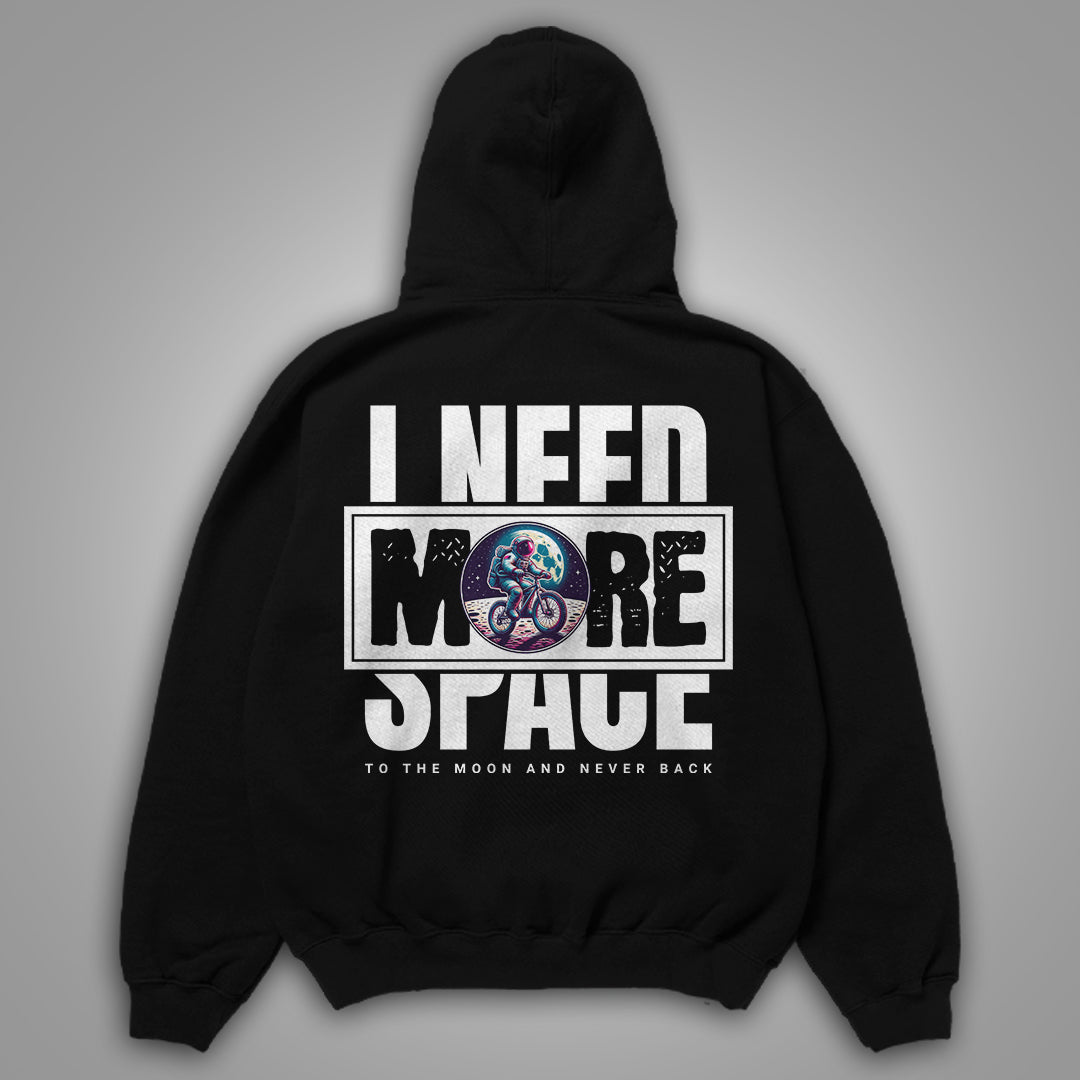 Explore new horizons with the "Need More Space Graphic Hoodie" by Fitup. Featuring a sleek and cosmic design, this hoodie is perfect for dreamers and space enthusiasts alike. Made from premium-quality fabric, it ensures lasting comfort and durability for everyday wear. Reach for the stars with Fitup!