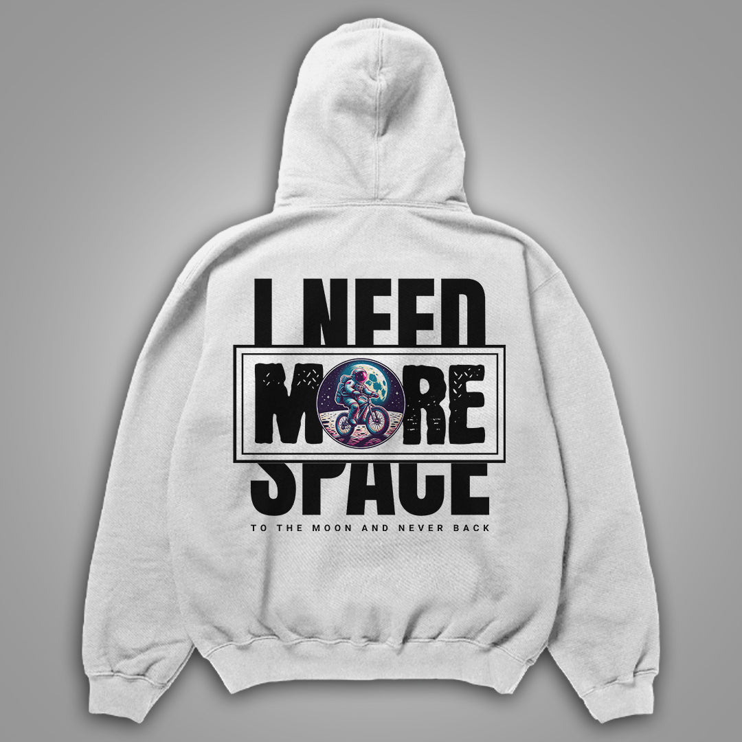 Explore new horizons with the "Need More Space Graphic Hoodie" by Fitup. Featuring a sleek and cosmic design, this hoodie is perfect for dreamers and space enthusiasts alike. Made from premium-quality fabric, it ensures lasting comfort and durability for everyday wear. Reach for the stars with Fitup!