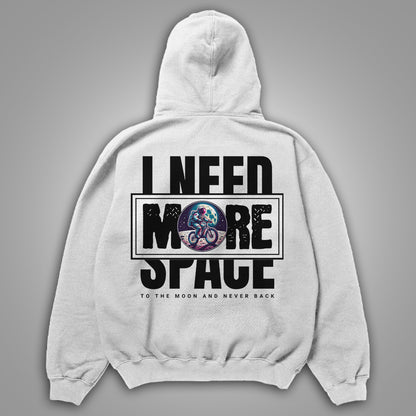 Explore new horizons with the "Need More Space Graphic Hoodie" by Fitup. Featuring a sleek and cosmic design, this hoodie is perfect for dreamers and space enthusiasts alike. Made from premium-quality fabric, it ensures lasting comfort and durability for everyday wear. Reach for the stars with Fitup!