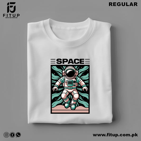 Step into the cosmos with the "Astronaut On The Moon Regular T-Shirt" by Fitup. This space t-shirt features a stunning design of an astronaut standing on the moon, capturing the magic of space exploration. Designed as a regular t-shirt, it offers a comfortable fit and classic style for everyday wear.